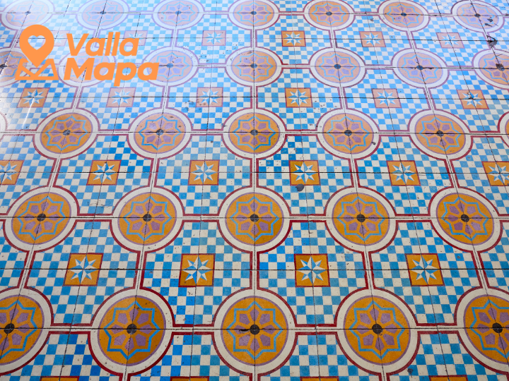 Traditional Pasta tiles in the Yucatan